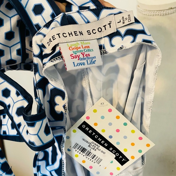 Gretchen Scott Isosceles Rio Gio Blues Dress - Picture 6 of 7